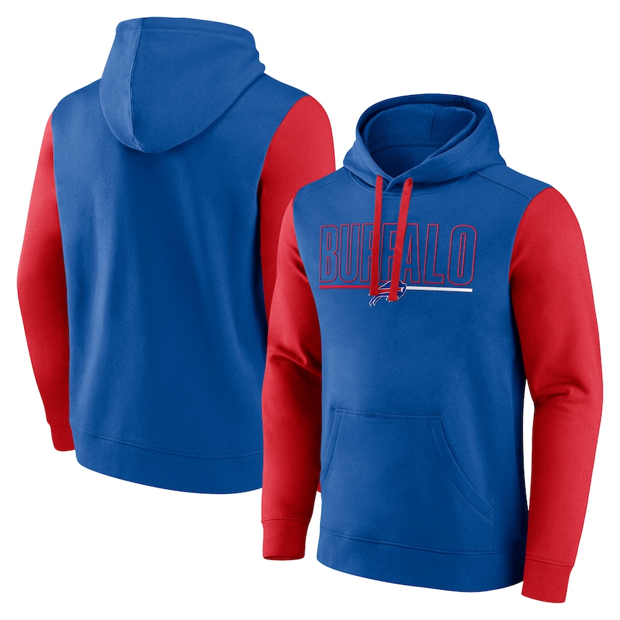 Men Buffalo Bills blue style #93 NFL 2024 hoodie